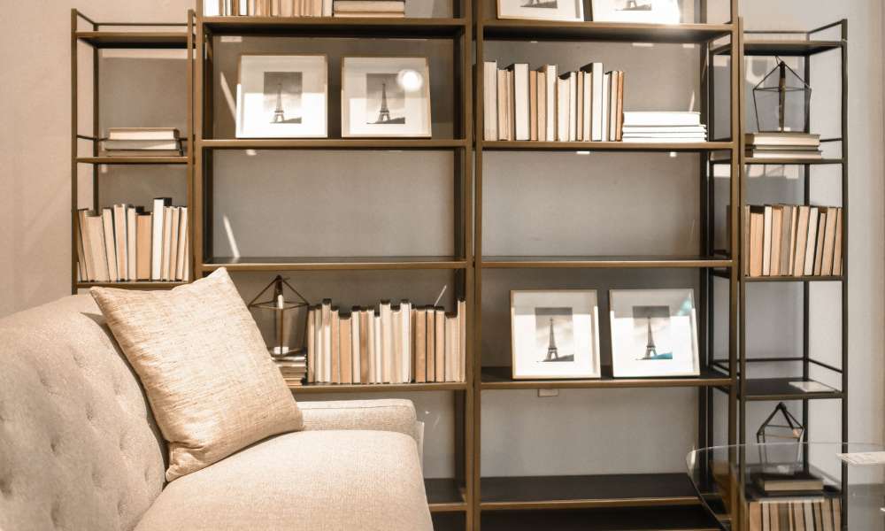 How To Cover Bookshelves With Fabric